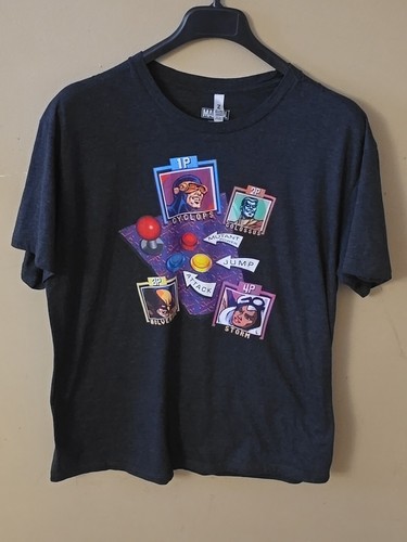 Marvel Xmen T-shirt Mens Size 2XL Retro Arcade Gaming Shirt Zuni Short Sleeve - Picture 2 of 8