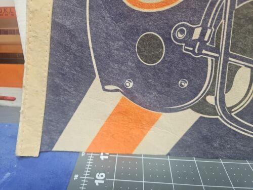 NFL Chicago Bears 11 x 28" Full Size Pennant Vintage 80s Helmet Felt - Picture 3 of 8