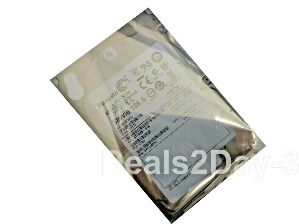 ST9900805SS Seagate SAVVIO 10K.5 900GB 10K RPM 6Gb/s 2.5" SAS HDD Hard Drive - Image 2 of 4