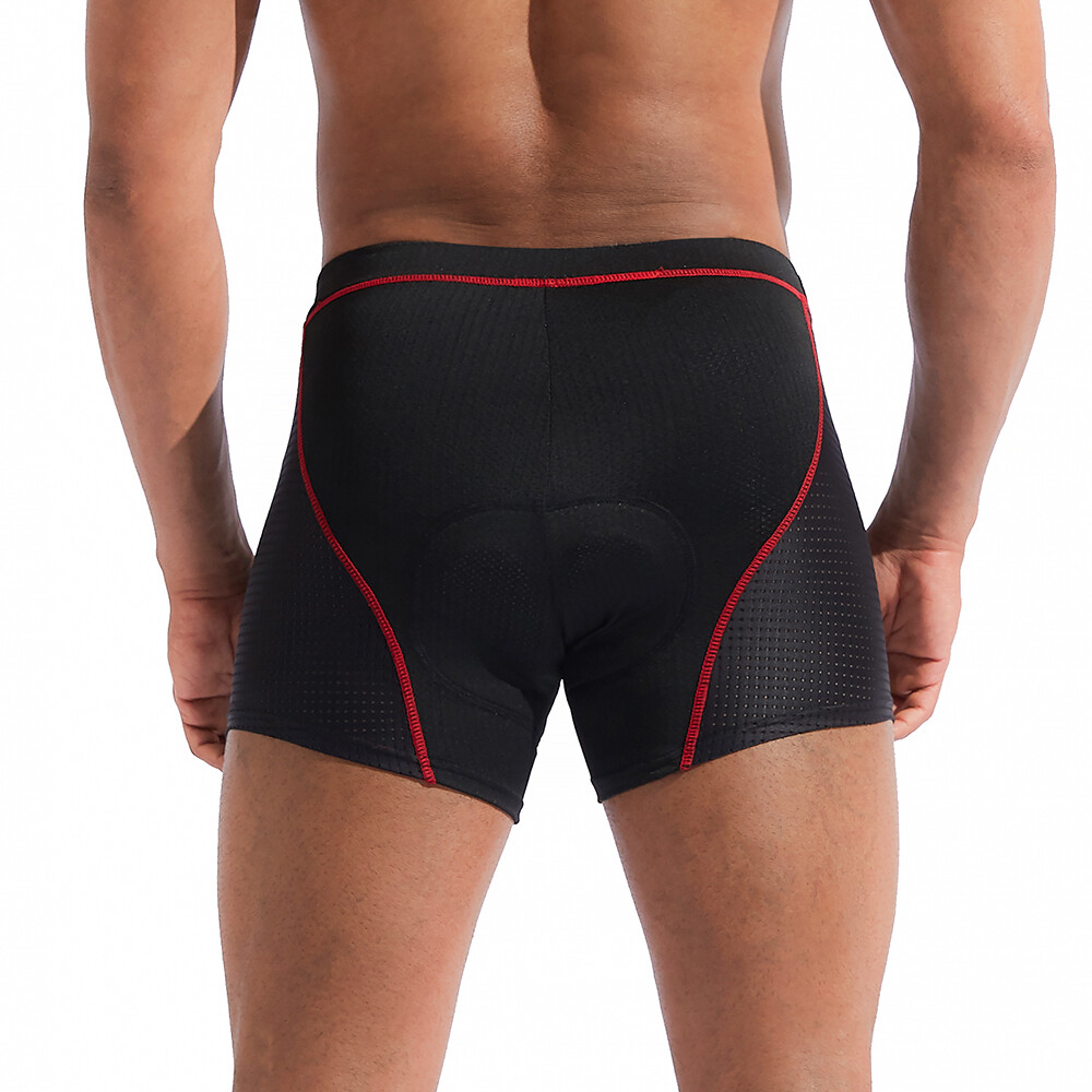 WOSAWE Men 5D Gel Cycling Underwear Bicycle Underpants Padded Bike