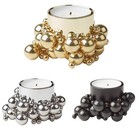 Metal Tea Light Candle Holders Magnetics Steel Balls Home Decor Interior Accent