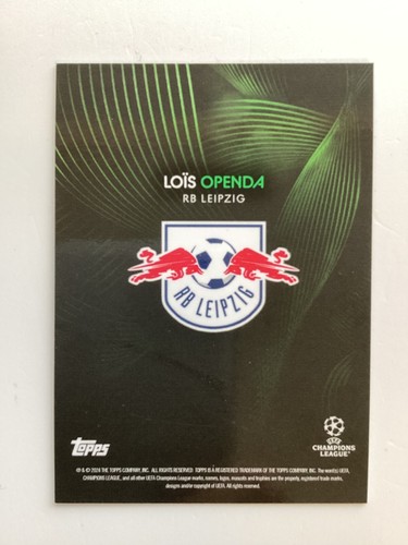 TOPPS KNOCKOUT 2024 LEYES OPENDA RB LEIPZIG PARALELO 63/99 - Imagen 2 de 2