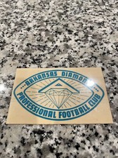 Vintge Arkansas Diamonds Professional Football Club Card Logo Decal 