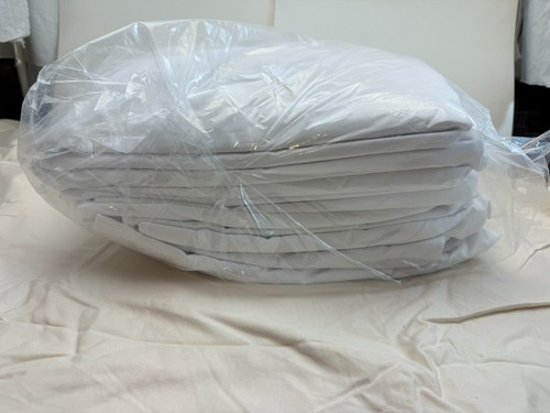 Cotton Bay - Fitted Bed Sheets - White - Case of 12 - TC180 (180 Thread Count) - Picture 7 of 8