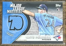 2021 Topps Update Nate Pearson Major League Material Black Rookie #127/199