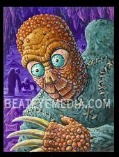 XNO Original Art-Com?ic Art-Comics,FRANKENSTEIN-HALLOWEEN-MONSTER-HORROR-KARLOFF
