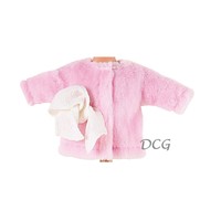 Corolle 14 Miss Corolle Coat - Light Pink And Scarf Dolls France Jacket Corolle 14 Miss Corolle Coat - Light Pink And Scarf Dolls France Jacket