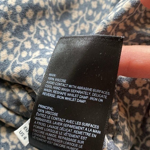 WHISTLES Black Autumn Floral Shirt Dress Collared Button Down in Black/Multi - Picture 8 of 11