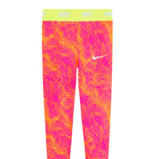 Nike Dri Fit Leggings, Girls Size 6X, Pants, Gift, Pink, Volt, 36B294-A96, GB MP