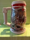 2001 Budweiser Holiday Christmas Stein Beer Mug “Holiday at The Capitol" — photo 3