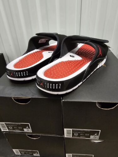 Jordan Hydro XI Retro 11 Pantoletten Sandale BRED Neu mit Karton SLIDE AA1336-006 Größe 12 - Bild 3 von 10