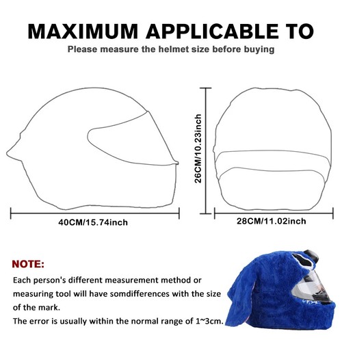 Motorcycle Helmet Cover Motorbike Helmet Cover Motorcycle Helm Full-Face Cross - Picture 4 of 35