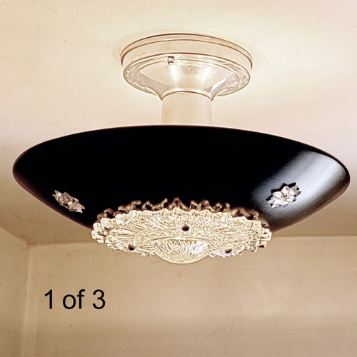 876b 50s 60 S Vintage Ceiling Light Lamp Fixture Atomic Mid Century Eames Moe 876b 50s 60 S Vintage Ceiling Light, Vintage Atomic Light Fixture
