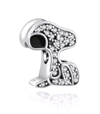 Snoopy charm hund 925 Sterling silber Bracelet Anhänger Peanuts Charms 