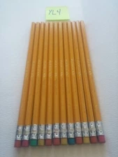 Vintage Pueblo Empire Pencil Co Epcon USA Yellow Barrel #2 Pencil Lot Of 12 (YL4