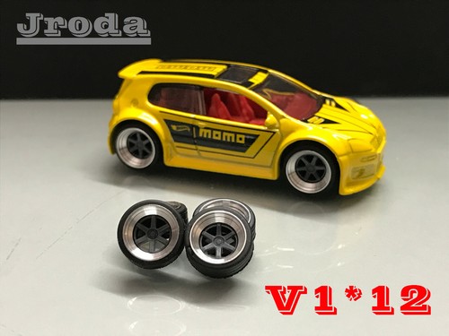 V1 - JROTA Spoke Rubber Tires 8/10/12mm # Custom 1/64 Diecast Cars - Picture 7 of 16