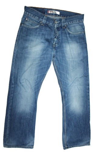 ¡DAÑO! Levi's 512 bootcut hombre jeans más bien 30/28 levis 2011 agotado W30 L28 - Imagen 2 de 6