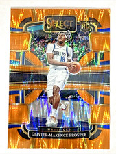 2023-24 Panini Select Concourse Orange Flash #85 Olivier-Maxence Prosper Dallas