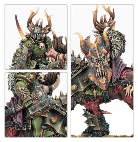 Chaos Lord On Demonic Mount (Metal) | Warhammer The Old World | RM48 - Picture 2 of 3