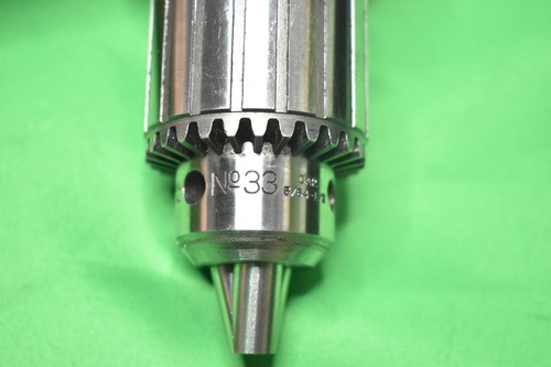 Rockwell Commander Drill Chip Breaker w/ 2MT Shank & Jacobs No. 33 Chuck - Picture 7 of 13