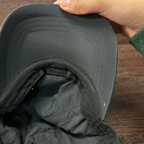 North Face Hat Cap Snap Back Black White Outdoors Hiking Faded Twill Dad Adult - Picture 6 of 11