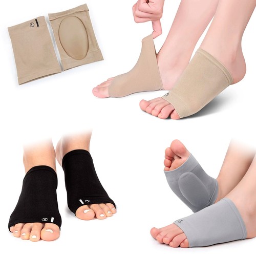 2 x benda metatarso benda per piedi benda di supporto arco per piedi supporto calze in gel - Foto 2 di 8