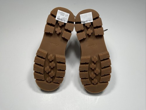 Stivali donna Clarks 8M Orianna 2 Hike pelle grossa ciottoli nabuk combattimento nuovi con etichette - Foto 12 di 15