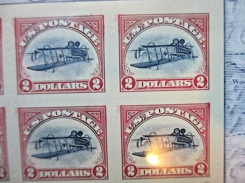 2013 2 $ - Inverted (Center) Jenny S/S Error Over Inking On 6 Stamps + 2 Unopen - Bild 5 von 5