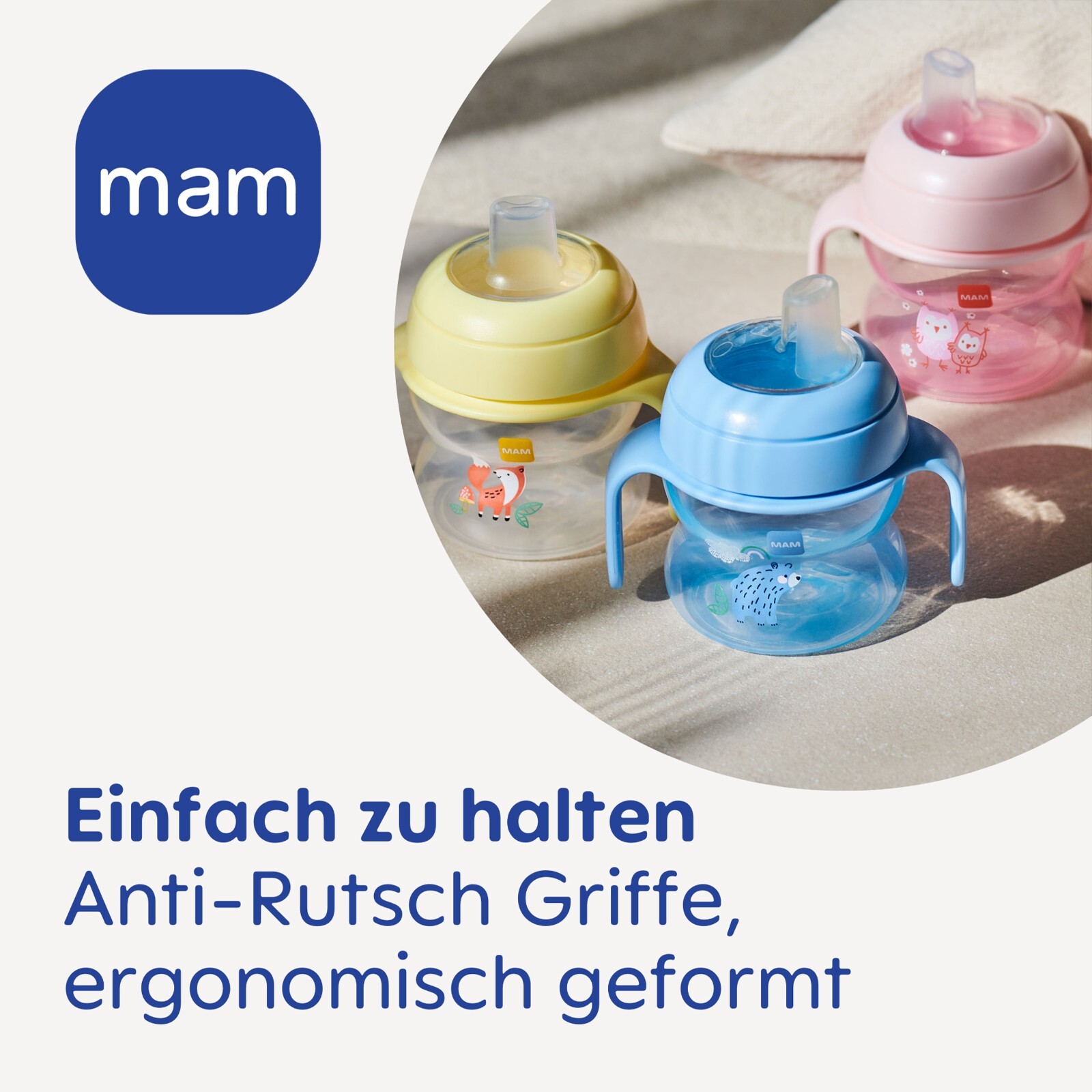 MAM Starter Cup Trinklernbecher (150 ml), Trinkflasche ab 4 Monaten