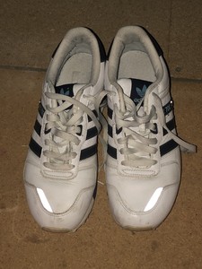 Men's Adidas ZX 700 White Leather Size 8 UK - 42 EUR | eBay