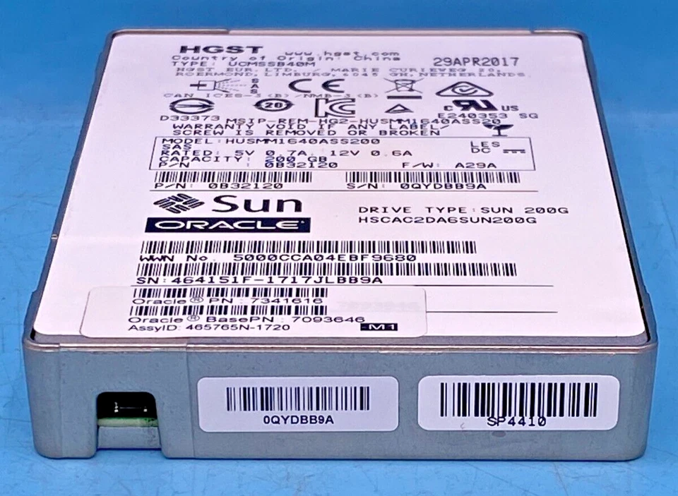 Hard Drive Sun HSCAC2DA6SUN200G 200GB MLC SAS-3 2.5'' (OFFERS WELCOME) - Image 3 of 4