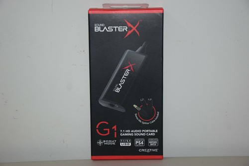 Creative Sound BlasterX G1 7.1 Portable HD Gaming USB DAC Sound Card SB1710 Neww - Picture 1 of 8