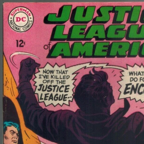 Liga de la Justicia de América 65 Tornado Rojo! ¡Equipo JLA/JSA! Cómic de DC en estado bastante bueno 1968 - Imagen 6 de 14