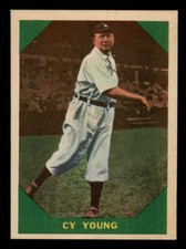 1960 Fleer #47 Cy Young HOF VG-EX (4) crease
