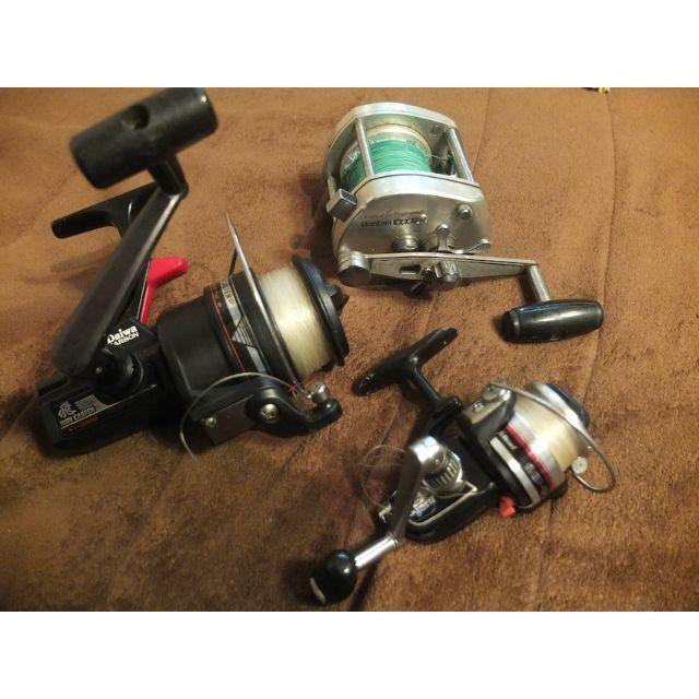 Daiwa Cocherete Shimano olímpico Spinning Cocheretes & Conjunto de 3 puntos con barril Daiwa Cocherete Shimano olímpico Spinning Cocheretes & Conjunto de 3 puntos con barril