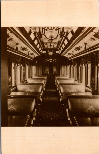 Master Photographers Pullman Palace vagón de fumar tren ferrocarril B243 - Imagen 1 de 2
