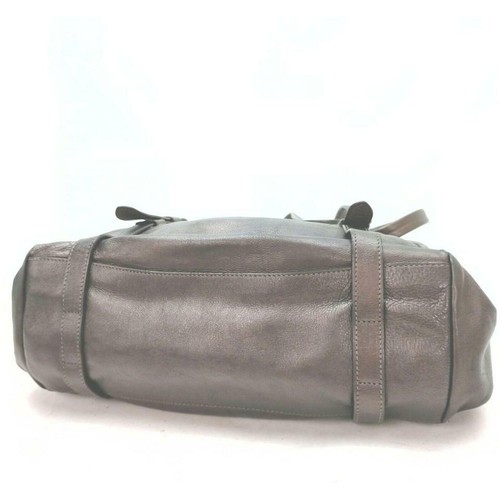 Bolso Shopper de Cuero Marrón Prada 863019 - Imagen 7 de 12