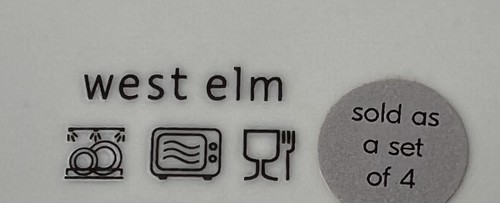 West Elm Candy Cane Dinner Plate Set Of 4 - Bild 4 von 4