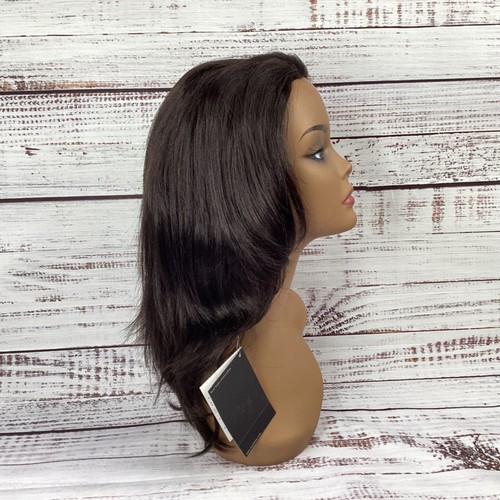 Peluca Fonda #2 Marrón Oscuro Encaje Parcial 1/2 Encaje Frontal Nuevo Cabello Sintético - Imagen 2 de 7