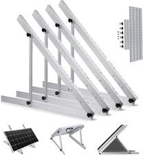 28" Solar Panel RV Tilt Mount Brackets Ground Roof Flat Surface Adjustable Frame