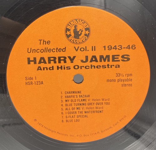 Vintage Harry James and His Orchestra 1943-1946 Vol.2 - Vinyl LP - Picture 12 of 12