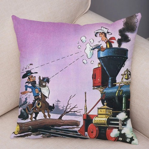 Lucky Pillowcase Decor Cartoon Anime Print Pillow Case Soft Plush Cushion Cover - Picture 32 of 67