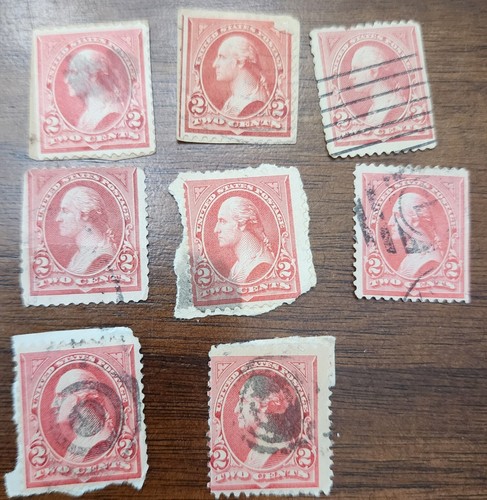 NICE LOT ! Vintage USA & Internation Stamps Used About 100 Late 1800s to 1960s - Picture 9 of 24