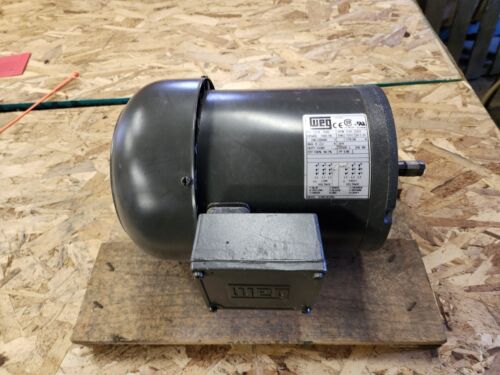 New no Box Weg 1/4 HP 3 Ph B56C Fr 60 HZ 1740 RPM - Picture 1 of 9