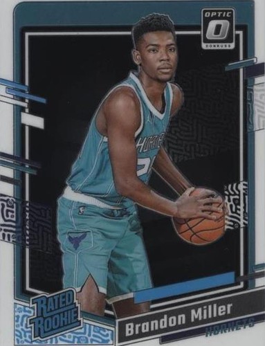 その他 NBA DONRUSS OPTIC RC BRANDON MILLER AQUA 2023-24 Donruss Optic Brandon Miller Rated Rookie RC #219