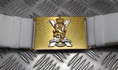 White Courlene Parade Belts 57mm Material Genuine British Issue - Picture 5 of 9
