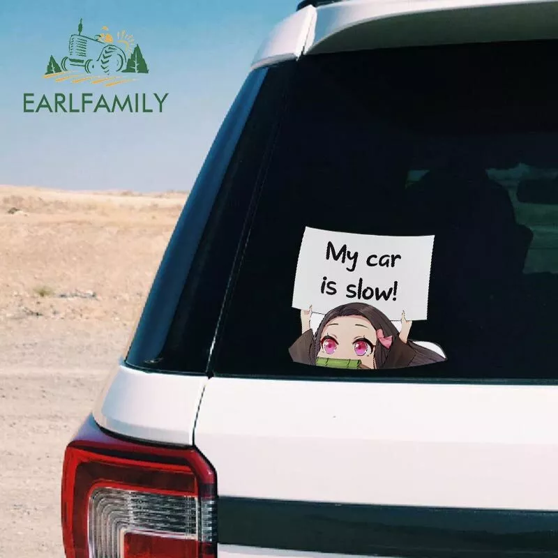 Slow car sticker deals
