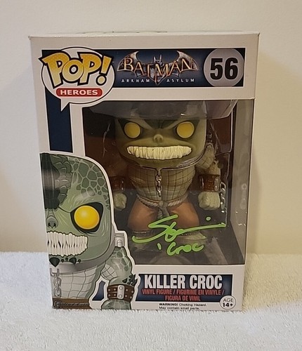 Funko BATMAN ARKHAM ASYLUM KILLER CROC #56 Signed STEVE BLUM COA - Bild 2 von 12