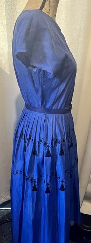 Blue Vintage day dress - Picture 3 of 6