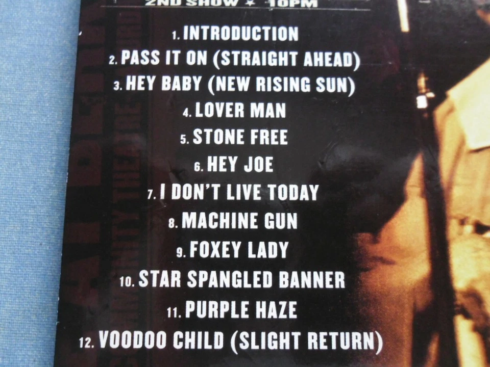 JIMI HENDRIX EXPERIENCE -- LIVE AT BERKELEY 1970 - 2ND SHOW -- (2003) -- CD - Bild 4 von 4